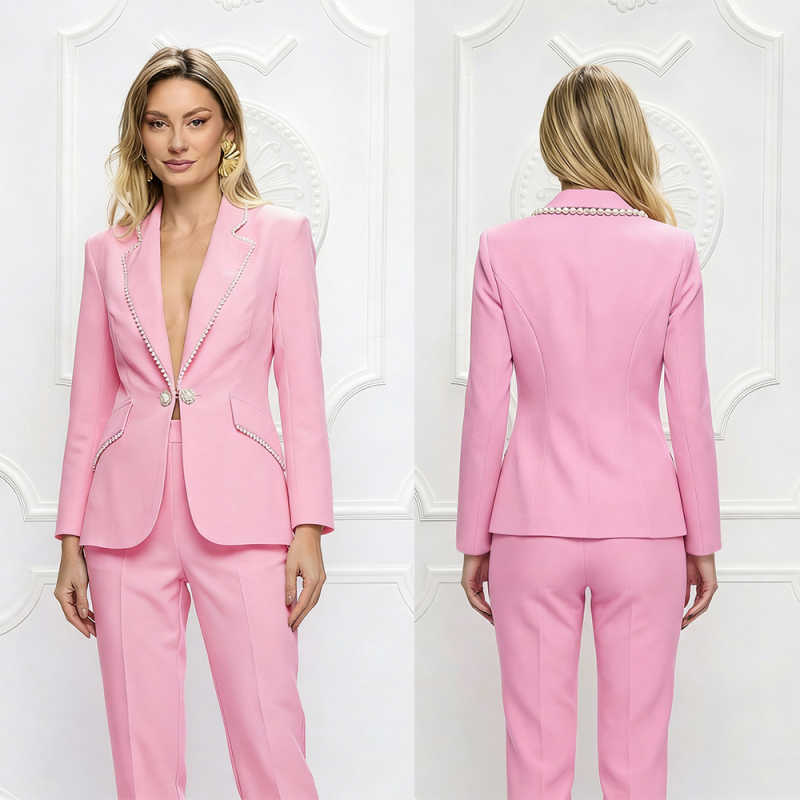 Women Formal Wear For Graduation - Fashion Show Women Blazer Sets Customized