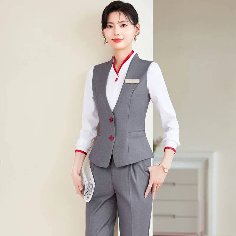 Women Formal Wear Blazers - Plus Size 5XL Formal Pantsuits Elegant