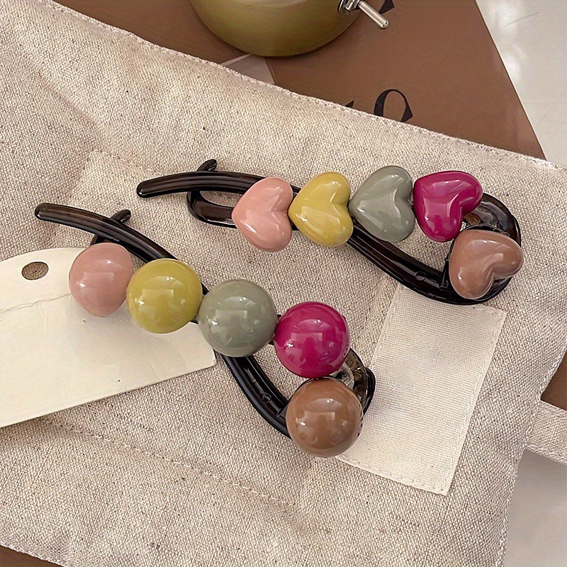 Women Formal Wear Look - 1pc Elegant Heart Twist Hair Clip