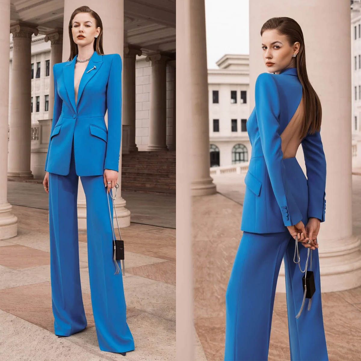 Sexy Open Back Women Blazer Su - огляд і ціна Women Formal Wear For Graduation