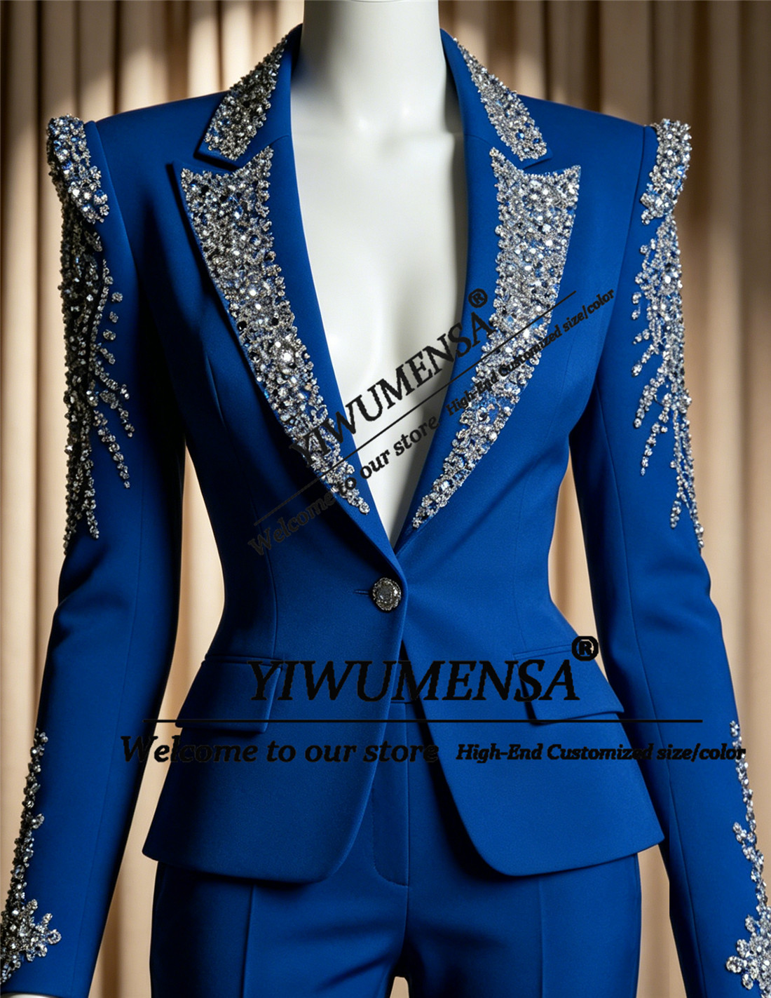 Luxury Women Suits 2 Pieces Se - огляд і ціна Women Formal Wear Blazer Set