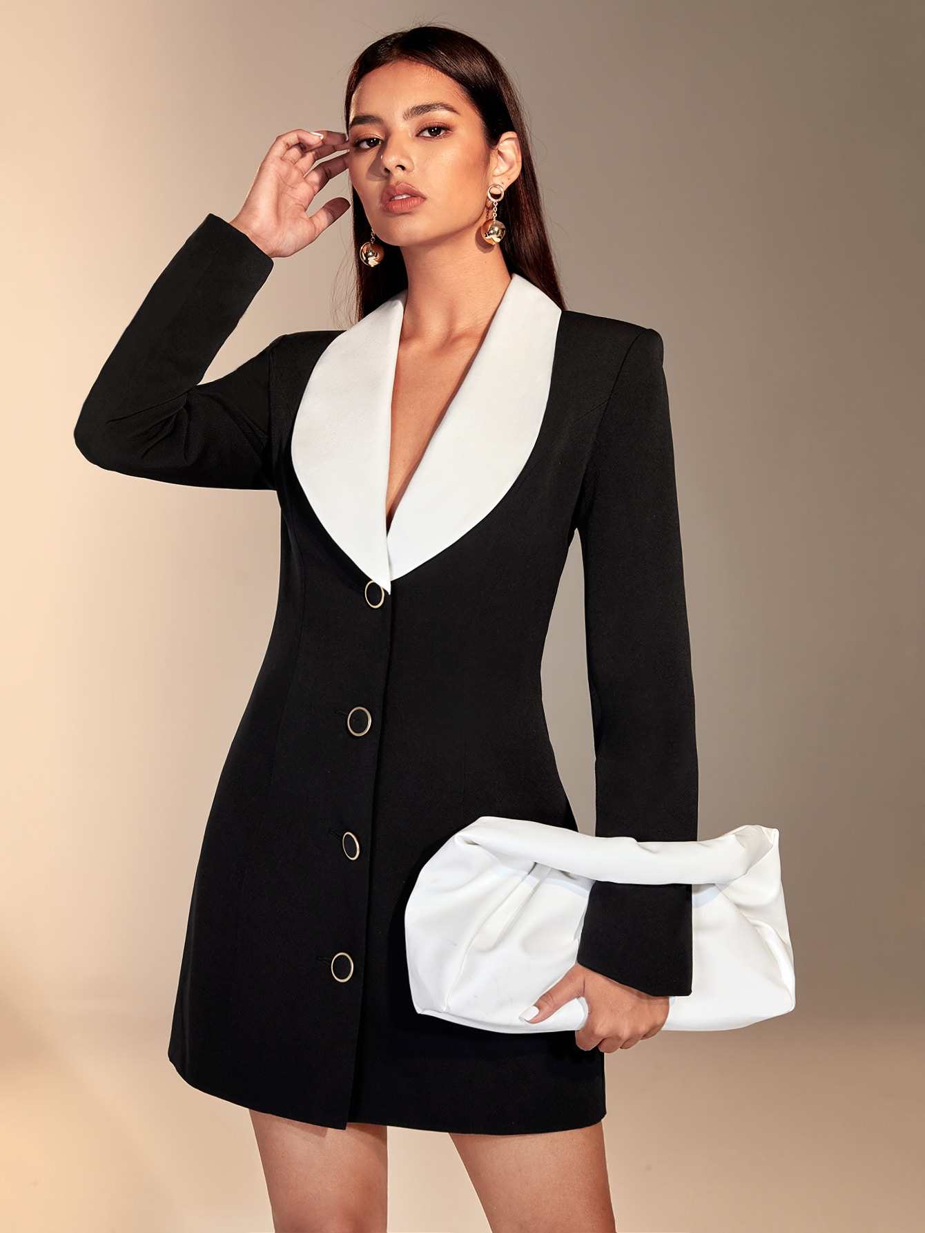 Color Matching Women Blazer Dr - огляд і ціна Women Formal Wear For Graduation