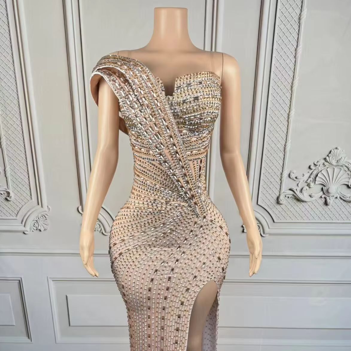Xiangbin Sparkly Crystals Form - огляд і ціна Women Formal Wear For Graduation