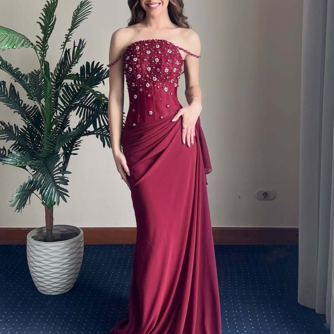 Bella Customized Satin Off-the - огляд і ціна Women Formal Wear For Graduation