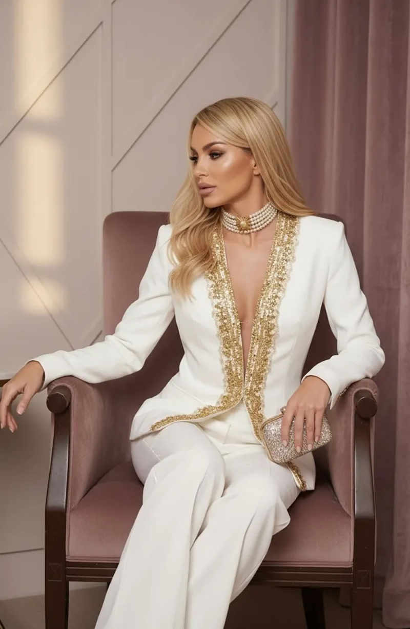2 Pieces Women Pants Suits Fas - огляд і ціна Women Formal Wear For Graduation