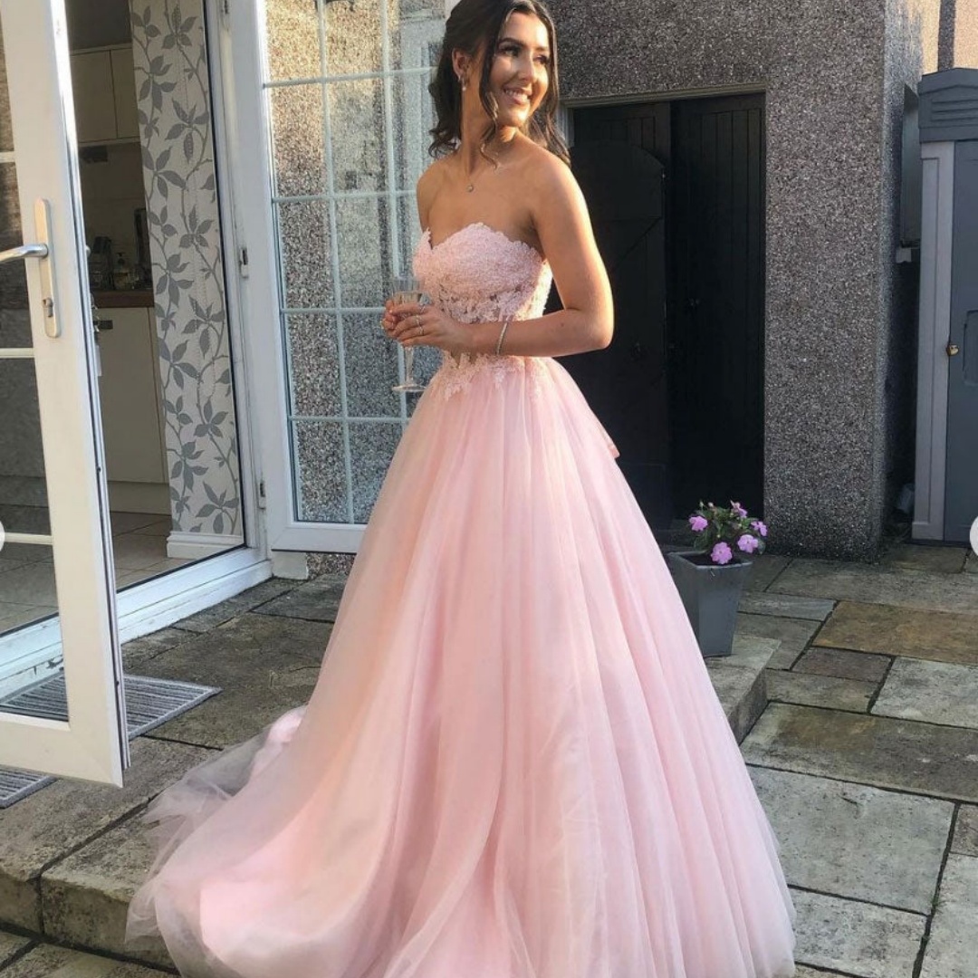 Bella Customized Pink Straples - огляд і ціна Women Formal Wear For Graduation