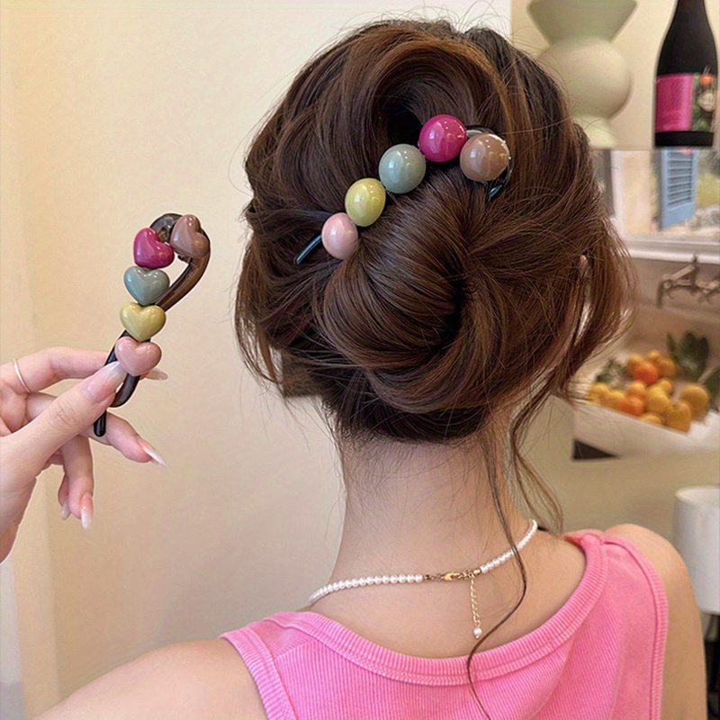 1pc Elegant Heart Twist Hair C - огляд і ціна Women Formal Wear Look