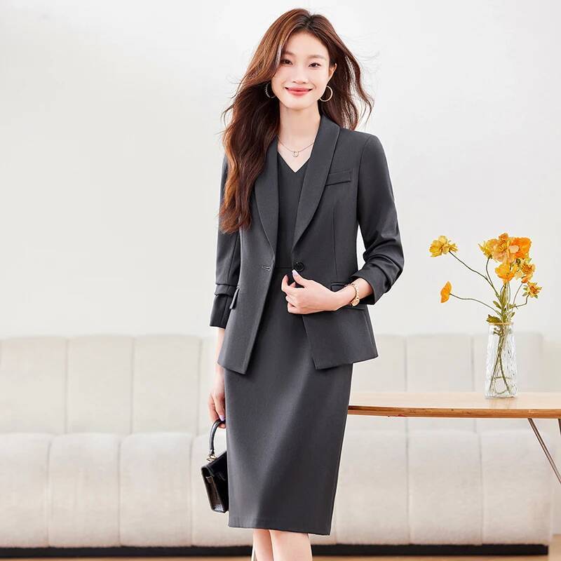 High Quality Fabric Women Busi - огляд і ціна Women Formal Wear Blazer Set
