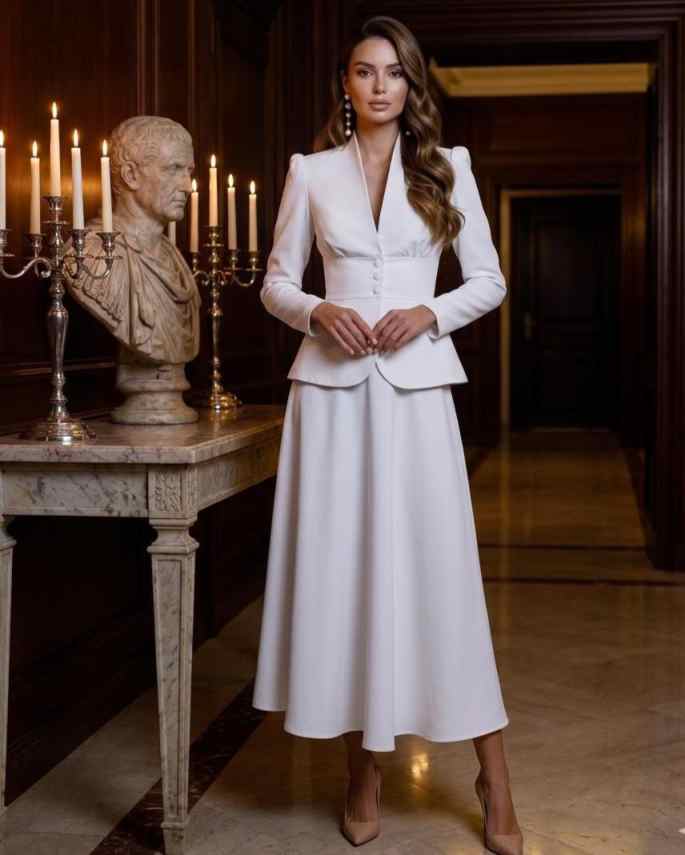 Elegant Two Piece Women Suit S - огляд і ціна Women Formal Wear Blazer Set