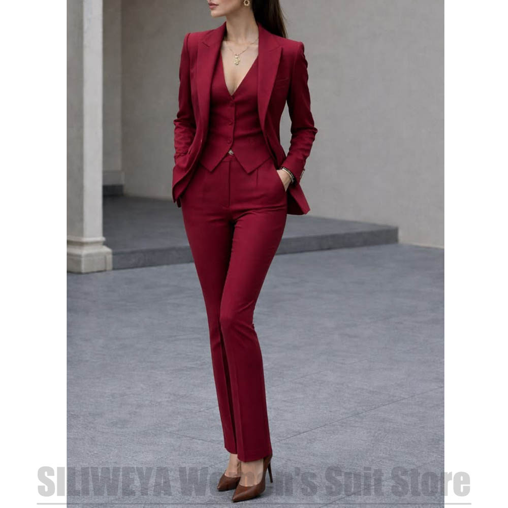 Women 3 Piece Suit Set Blazer  - огляд і ціна Women Formal Wear Blazer Set