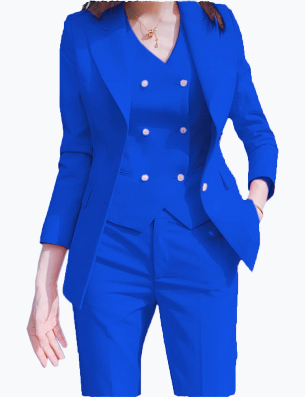 Fall Outfits Suit Jacket Three - огляд і ціна Women Formal Wear Blazer Set