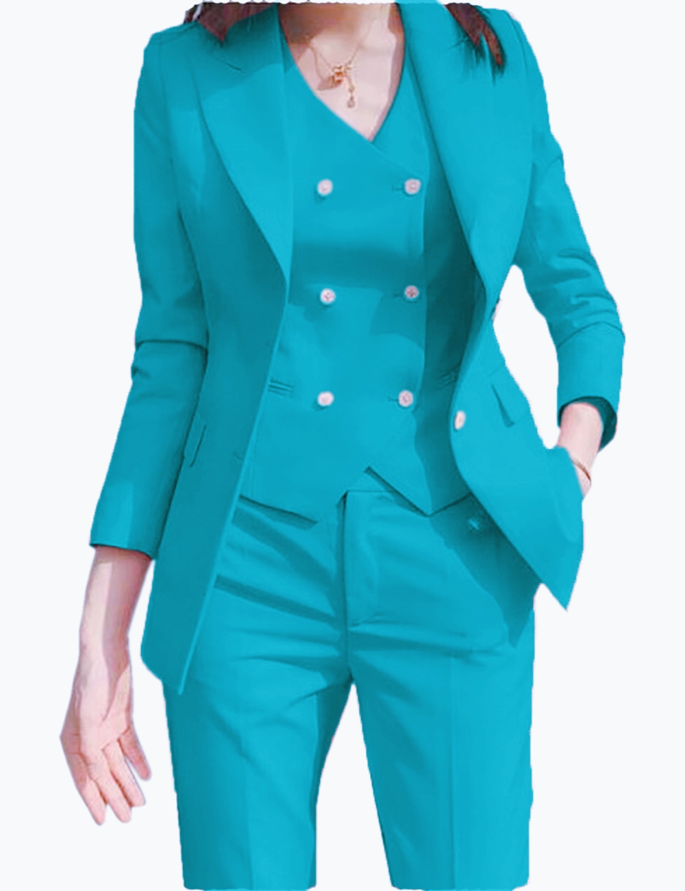 Fall Outfits Suit Jacket Three - огляд і ціна Women Formal Wear Blazer Set